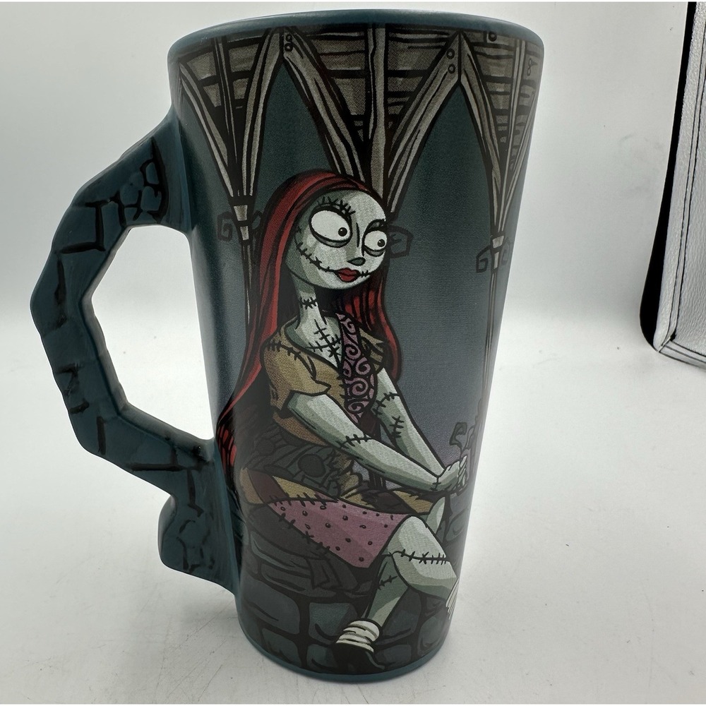 Disney Nightmare Before Christmas Jack‎ & Sally Halloween Tumbler Tall Mug Cup
